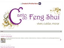 Tablet Screenshot of cantodofengshui.com